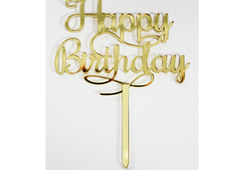 Cake Topper -Happy Birthday