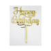 Cake Topper -Happy Birthday - Thumbnail 1